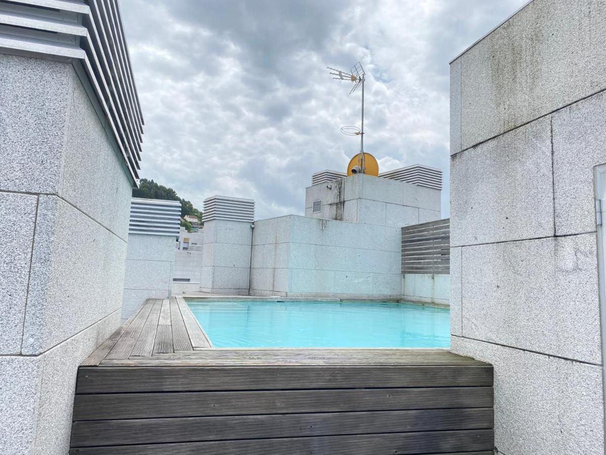 Apartamento Con Piscina Apartman Vigo Kültér fotó